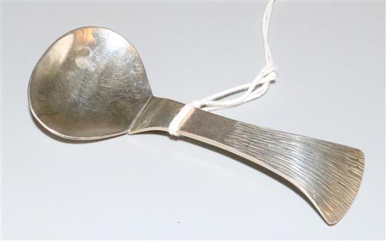 Silver caddy spoon
